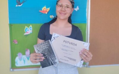 Učenica osvojila prvo mjesto na literarnom natječaju „Pišem i maštam“